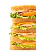 Healthy ham big sandwich