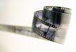 roll of developted slide film