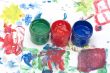 childs drawing on white