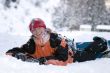 A health lifestyle image of teens snowboarder