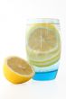 Lemon in water.