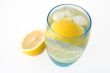 Lemon in water.