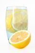 Lemon in water.