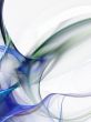Flowing Smoke Blue Abstract