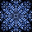 Intricate Lines, Blue Texture Abstract