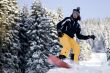 A health lifestyle image of snowboarder girl
