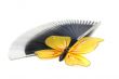 butterfly on a fan