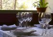 Table appointments at restaurant