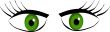 Green eyes