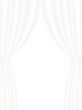Pink and white curtain