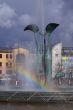 Rainbow in a fountain