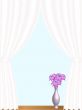 Window with flowers
