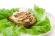 green salad with goat cheese and toast