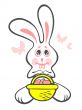 rabbit and basket