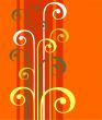 abstract curls background