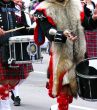 Kilted drummer in marching band