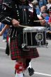 Kilted drummer in marching band