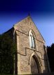 Church buillding against blue sky