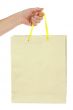 Hand whit bag