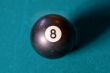 Billiard ball number eight