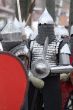 Knights ready to battle with the enemy