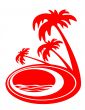 Red tropical symbol