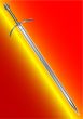 Steel ancient sword