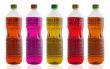 Five oil bottles