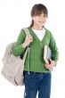 adorable girl studying
