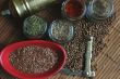 Herb spices and grinder