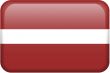 Latvian Flag Button
