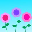 Abstract Flowers Background