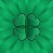 Four-leaf Clover Background