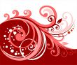 red abstract pattern