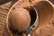 chocolate ice cream and scoop