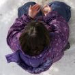 Girl Making Snowball