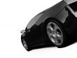 isolated closeup sportcar view