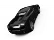 isolated closeup sportcar view