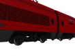 Train express isolated view