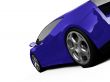 isolated closeup sportcar view