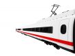 white train isolated view