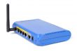 Blue Wireless Router