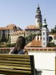 Young Women And Cesky Krumlov