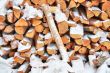 Stack of the firewood