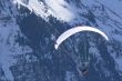 Paraglider in the mountains
