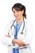 Female doctor in lab coat