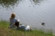 Date by a lake