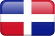 Dominican Republic Flag Button
