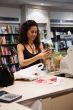 Woman in bookshop