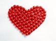 heart from ceramic bead